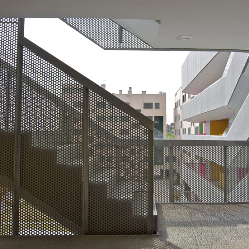 Hexagonal Perforated Sheet with PVDF Coating for Decorative Metal Mesh Technique Perforated