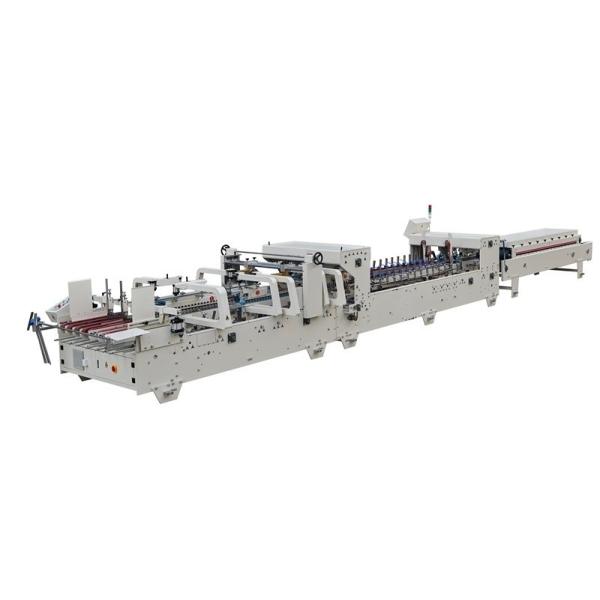 Automatic Crash Lock Bottom Box Folder Gluer Machine, Multi-function by gluing wheels
