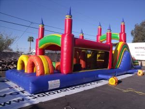 Buy cheap Pinnacles Inflatable Obstacle Course Comercial Ertical Rush Obstacle Course product