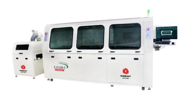 Quality External Spray Suneast Wave Soldering Machine 8KW Lead Free Wave Soldering Machine for sale
