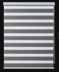Fabric Manual Zebra Blind Curtain Half Blackout Waterproof For Home Hotel