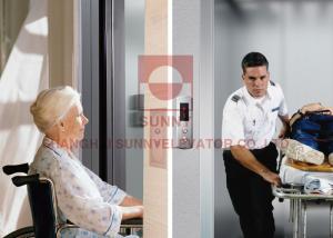 China 1.0m/S Low Noise Elevator Lift Bed With VVVF Elevator Control System on sale