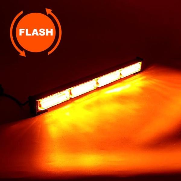 12V 24V Car Strobe Light 24W Auto Light Bar For Emergencies