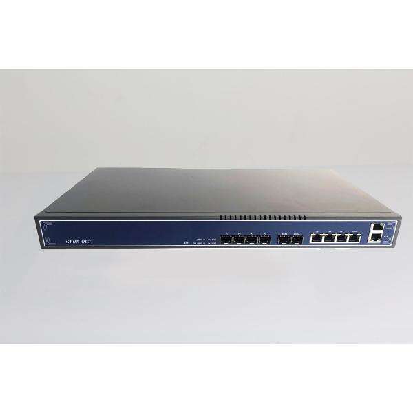HiOSO Dual Power Supply 1U Rack OLT Fiber Optic Access 128 Terminals