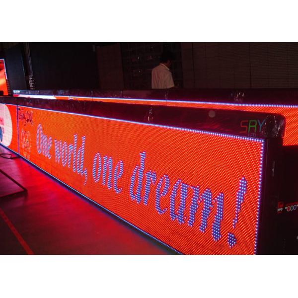 Waterproof Static Stadium Perimeter LED Display With Big Viewing Angle
