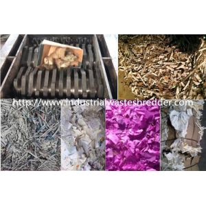 Buy cheap Waste Cardboard Dual Shaft Shredder , Industrial Paper Shredder Machine product