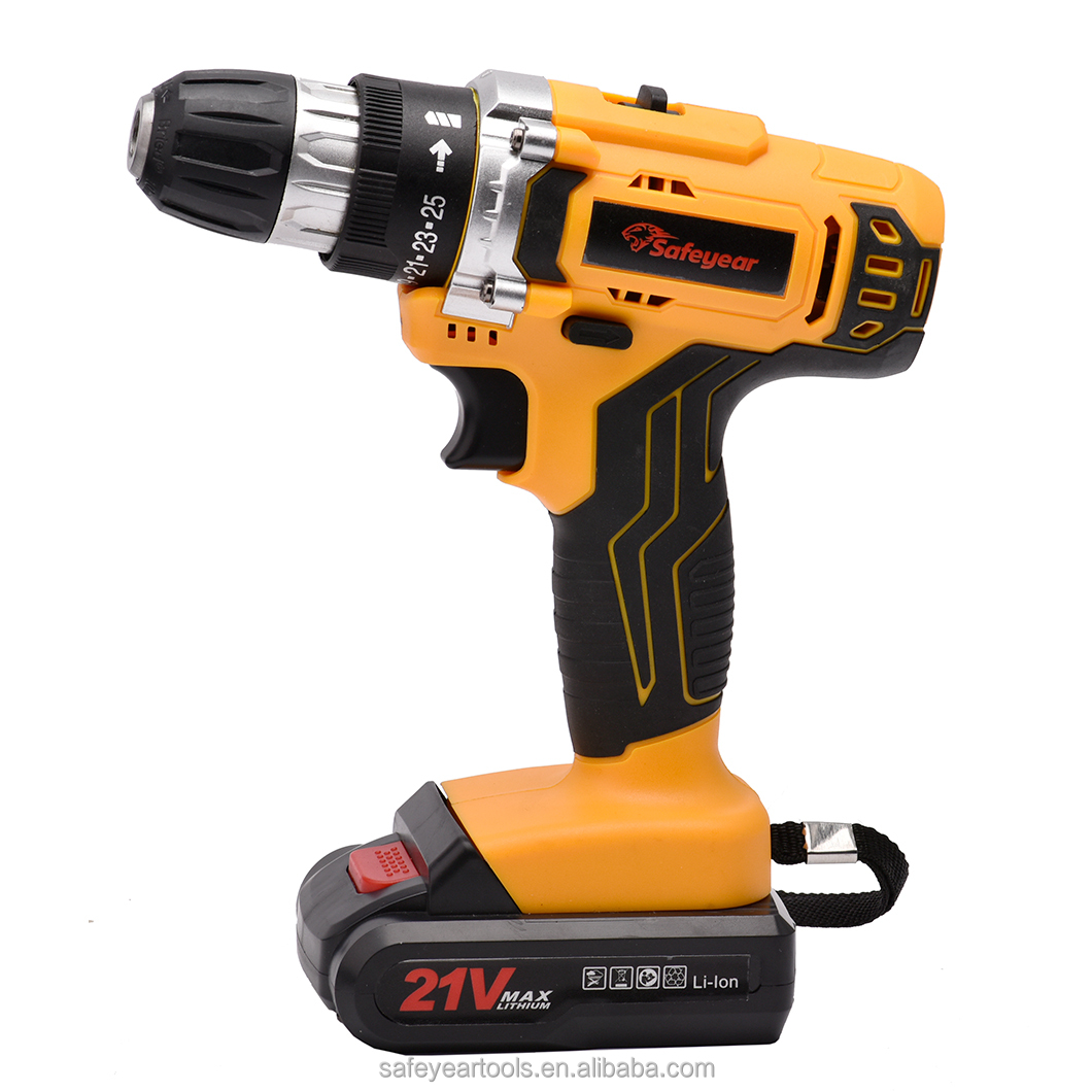 Variable Speed Brushless Drill And Impact Driver Set 45pcs Cordless Screwdriver