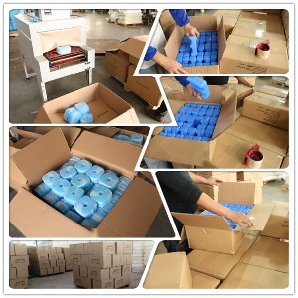 Reusable HDPE Durable Plastic Large Cooler Ice Packs With Handle / Cooler Freezer Packs For Food Frozen