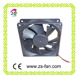 12v server fan 80*80*25 sleeve bearing fan made in china