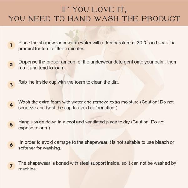 Adults Hexin Custom Shaper Back U Design Compression Shapewear With 5 Steel Bones