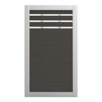 Modern WPC Gate Panel Rotproof WPC PVC Sheet Weather Resistant