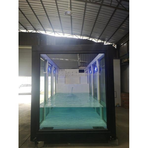 Luxary Custom Made Movable Prefab Modular Container Swimming Pool for Garden and Hotel