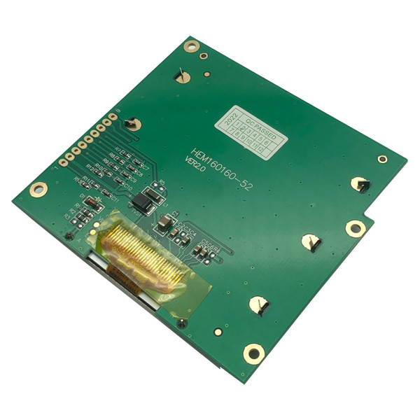 160x160 Graphic FSTN LCD Display Module Positive ST75161 3.3V VDD SPI Interface