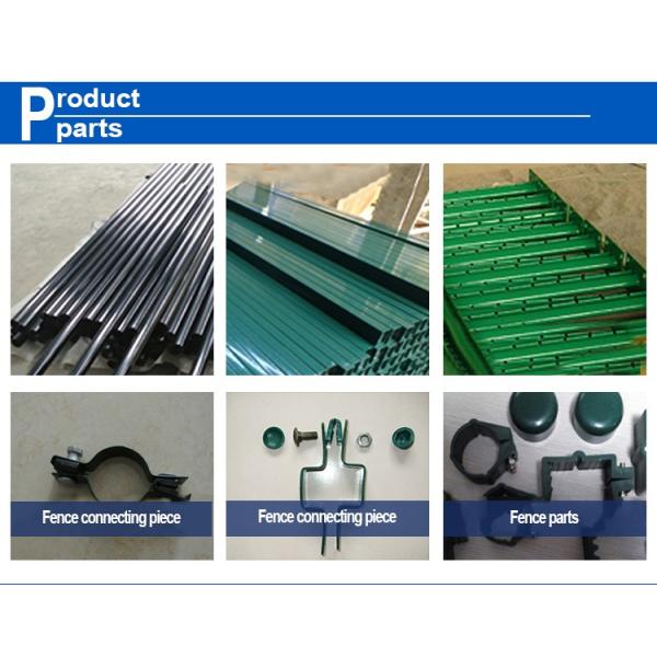 Manufacture PVC Coated Military Anti-Climb 1830mm x 2500mm 4 v fold 100mm section mesh fence