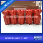 T38 3" threaded button bits 76mm retrac drop center spherical buttons