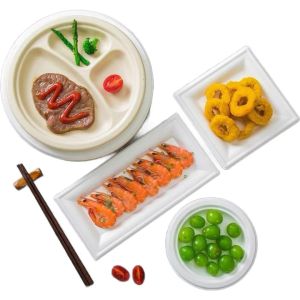 Buy cheap Dishwasher Safe PLA Tableware Customizable Biodegradable Food Container product
