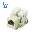 K005-C5E Rj45 Ethernet Jack With Fastener Hats Easy To Assemble / Disasemble