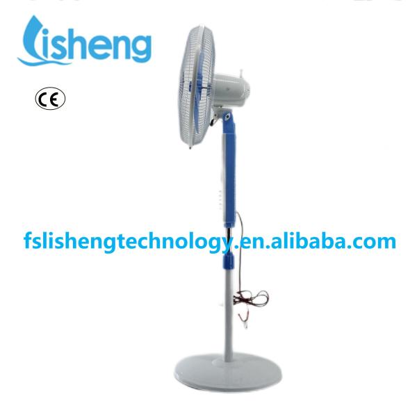 White Mucarelling Industrial 18 Inch Solar Rechargeable Fan