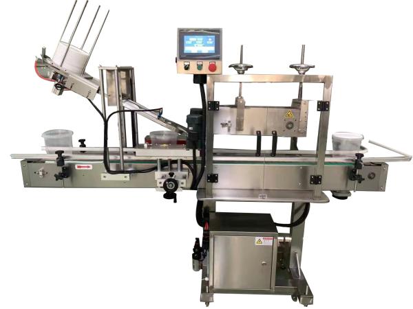 Automatic Dustproof Lid Capping Machine for Beverage Round Bottle 50HZ