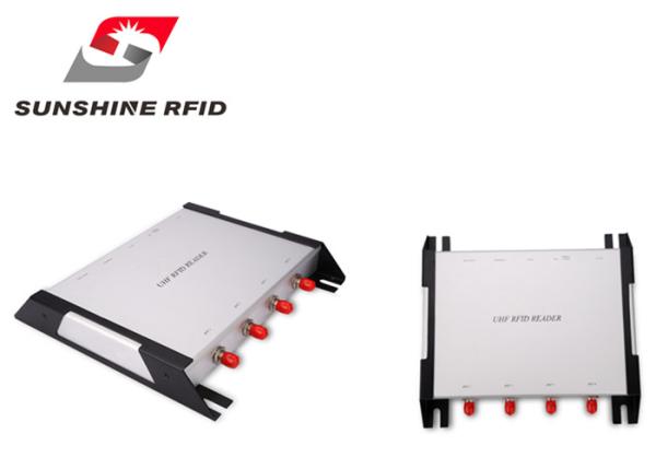 4 Port RFID Application Uhf Long Range Reader / Wireless RFID Reader12 Dbi