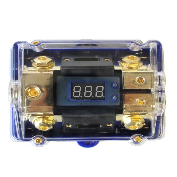 Quality 1 In 2 Out Car Audio Power LED Fuse Holder Grounding Cable Distribution Terminal Block for sale