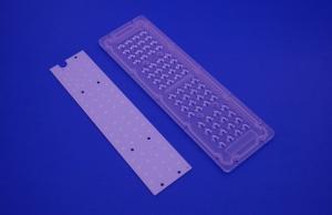 High Efficiency 3030 Led Lens With PCB Mounting , 64pcs 65x150 Degree