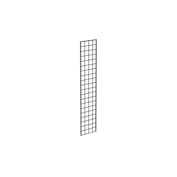 Quality Standing Wire Metal Mesh Grid Panel Black Assembled Mobile Wall Hanger for sale