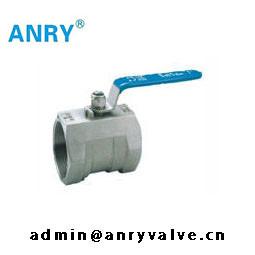 China 1 Piece SS  BSP NPT Threaded  2 Inch Stainless Steel Ball Valve on sale