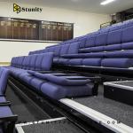 Public Retractable Seating System Fixed Telescopic System Platform