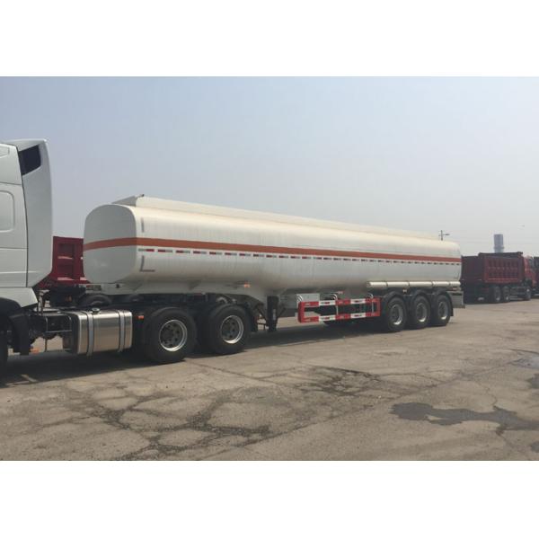 #50 / #90 Flatbed Semi Trailer Truck 3 Axles 45 - 60 CBM With HOWO A7 Tractor