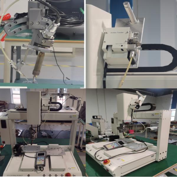 Automatic Soldering Robot Dual Work Table Fast Switching System 300x300mm Double Y Platform