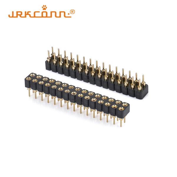 Quality Round Pins PPS 2.54mm Pitch Female Header Pcb Header Socket Sip Sockets Insulator for sale