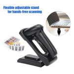 2D Bluetooth Barcode Scanner Auto Sense Handheld Wireless QR Code Scanner