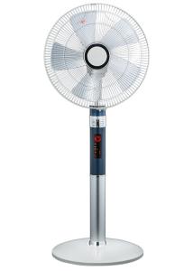 16'' Adjustable Figure 8 Oscillating Stand Floor 3 Speed Remote Control Timer