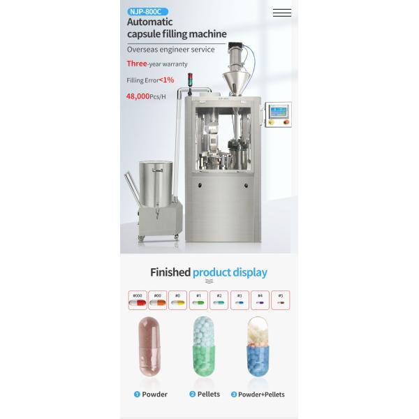 Capsule Size 0 00 Automatic Capsule Filling Machine Capsule Making Machine