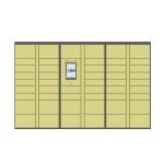 Smart Parcel Locker Android System Digital Lcd Interface Advertisement Player