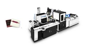 Buy cheap Silent Fully Automatic Paper Box Making Machine With Motion Controller product