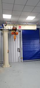 Buy cheap Electric Chain Hoist Column Jib Crane 2000kg For Material Handling product