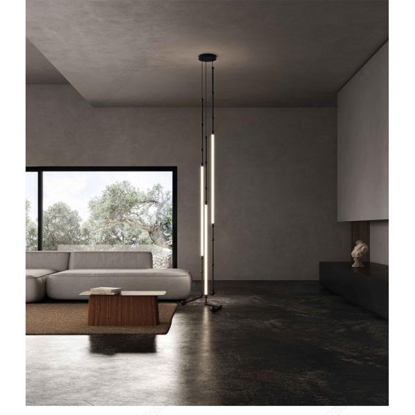 modern minimalistic line chandelier nordic designer creative lamps(wh-mi-450)