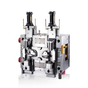 China Plastic Double Color Toys 2K Injection Mold  PMMA PET Mould on sale