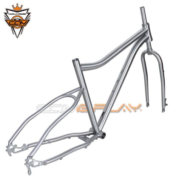 High Hardness Bicycle Ti Frame Wear Resistant With Brushed Surface Treatment