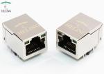 Brass Shielded RJ45 100Base T Single Port Built - In LED For Ethernet Router