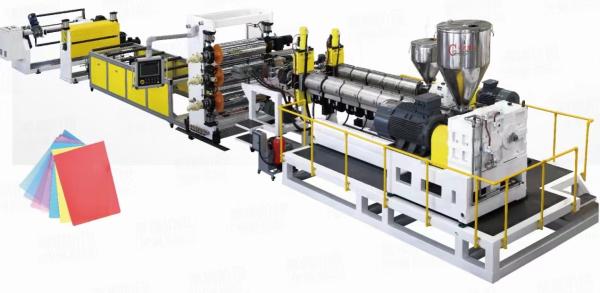 Quality PP PS Thermoforming Plastic Sheet Extrusion Machine Twin screw 350-1500kg/h for sale