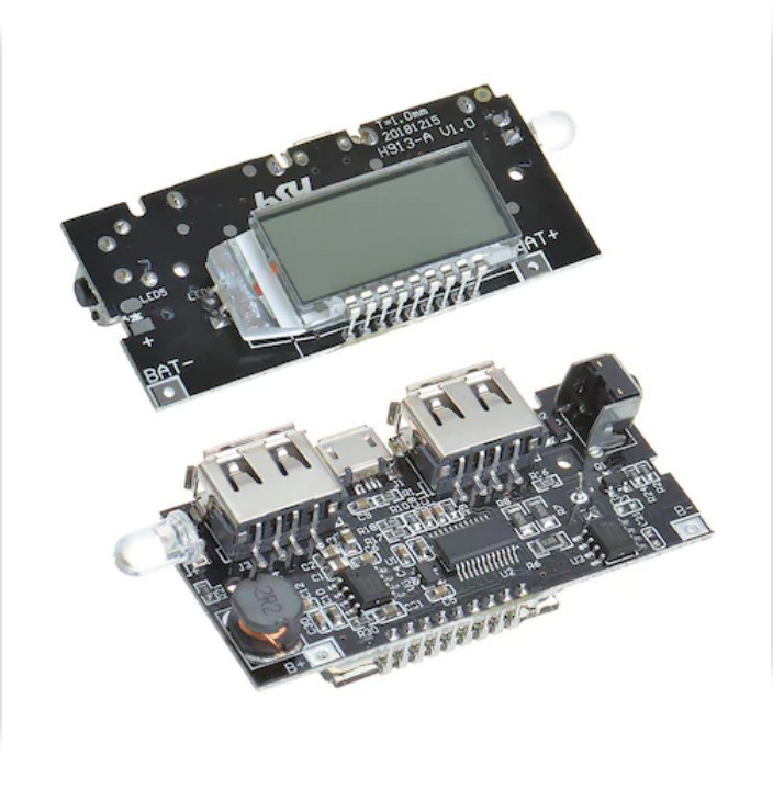 Dual USB 5V 1A 18650 Battery Charger Module For Arduino