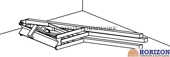 Concrete Slab Formwork Systems With Removable Folding Tripod H80