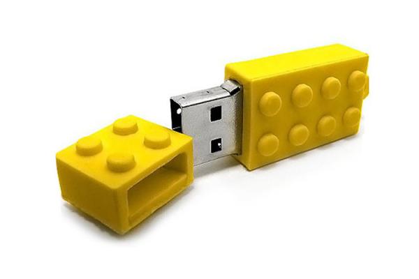 Quality High Memory Capacities Smart Usb Stick , Building Block Shaped  Flash Memory Stick for sale