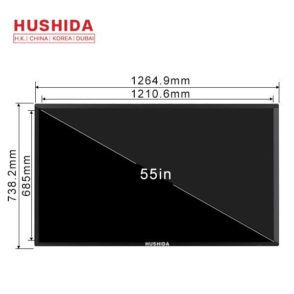 Quality 55inch 3840×2160 Windows Android Dual System 20 points Touch Screen Monitor for meeting room for sale