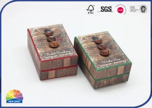 Buy cheap Snow Man Soap Rigid Shoulder Box With Button Matte Lamination product