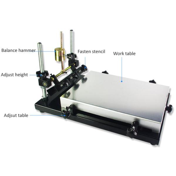 Manual Stencil Printer 4432 320*440mm SMT Solder Paste Printer For P&P Machine