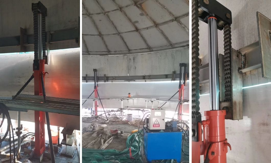 Simple Hydraulic Lifter for Tank with Chain Type Stock Available